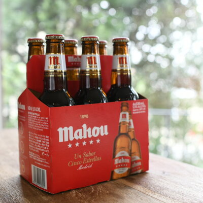 スペインビール mahou マオウ・シンコ・エストレージャス
