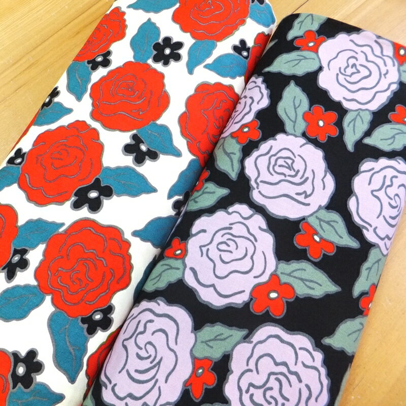 アフリカのバラ う早この布 コットンこばやし　 (綿 生地 布)