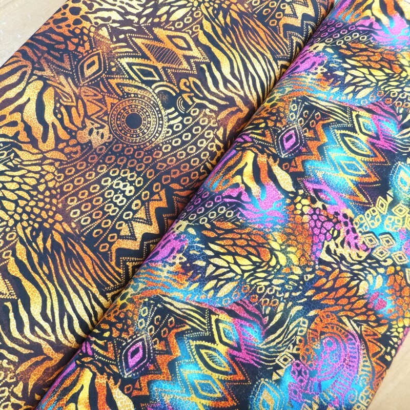 樂天商城 - AFRICAN PATTERN PATCH (USAコットン 生地 布)