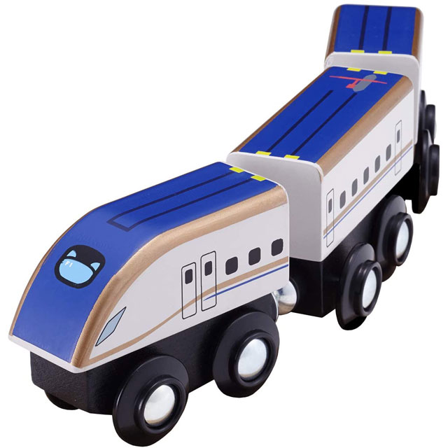 【moku TRAIN E7系 新幹線 かがやき】 トーマス ブリオ brio プラレール 互換 おもちゃ ikea イマジナリウム 接続 おすすめ JR 電車 機関車 汽車 セット 鉄道 人気 連結 パーツ 2歳 3歳 4歳 5…