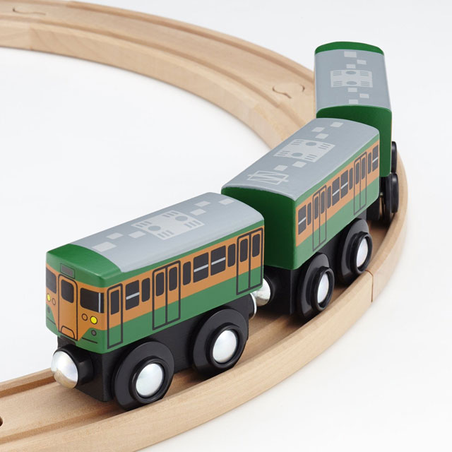 brio 互換【moku TRAIN 113系湘南電車】3歳 4歳 5歳 電車 汽車 ごっこ遊び プレゼント お祝い 入園 誕生日 ブリオ プラレール モクトレイン 木 木製 ナチュラル 知育 JR 国鉄 新幹線 貨物 鉄道 東海道線