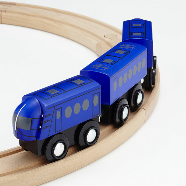 brio 互換【moku TRAIN 南海ラピート】3歳 4歳 5歳 電車 汽車 ごっこ遊び プレゼント お祝い 入園 誕生日 ブリオ プラレール モクトレイン 木 木製 ナチュラル 知育 JR 新幹線 貨物 鉄道 南海電鉄 なんば 関西国際空港 特急