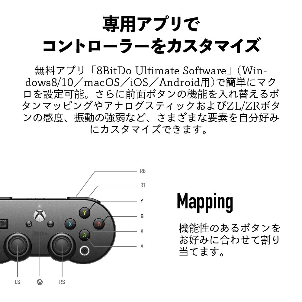 一ヶ月保証つき Android用sn30proを使用して クラウドから携帯電話またはタブレットでxboxゲームをプレイする 8bit 8bitdo Sn30 Pro ゲームパッド Xbox Cloud ゲーム用 Android クリップを含まない Androidデバイス タブレット コントローラー ワイヤレスbluetooth 正規品