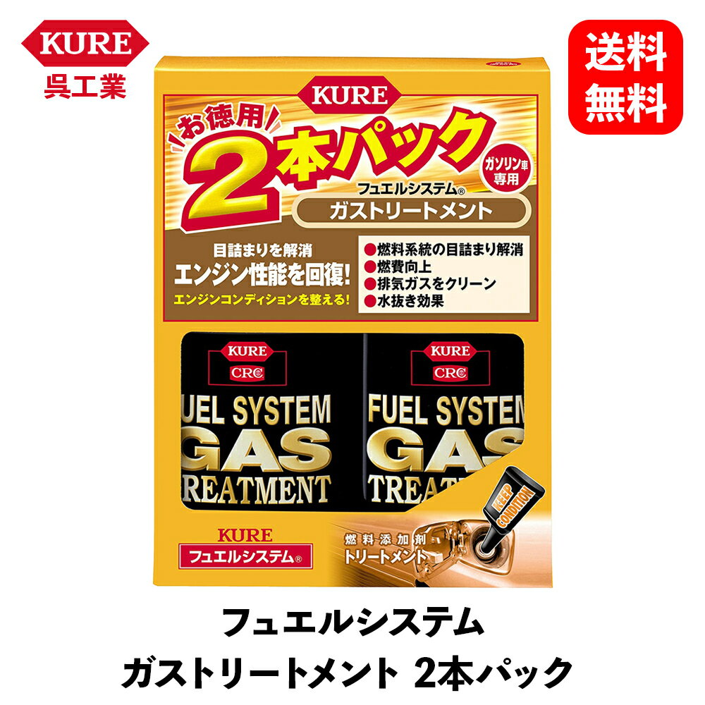 【 送料無料 】 呉工業 フュエルシステム ガストリートメント 2本パック 添加剤 2306 KSB-J