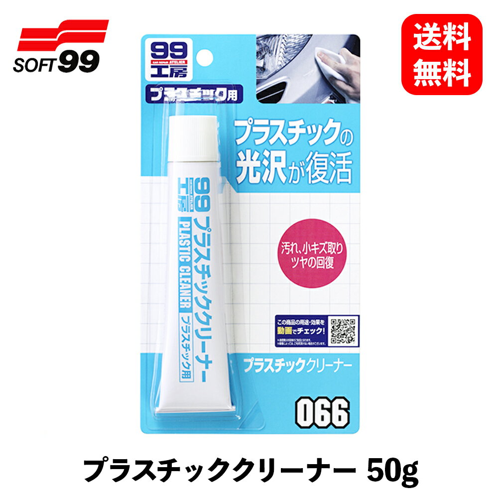  ソフト99 プラスチッククリーナー 50g ボディクリーナー 09066 KSB-J