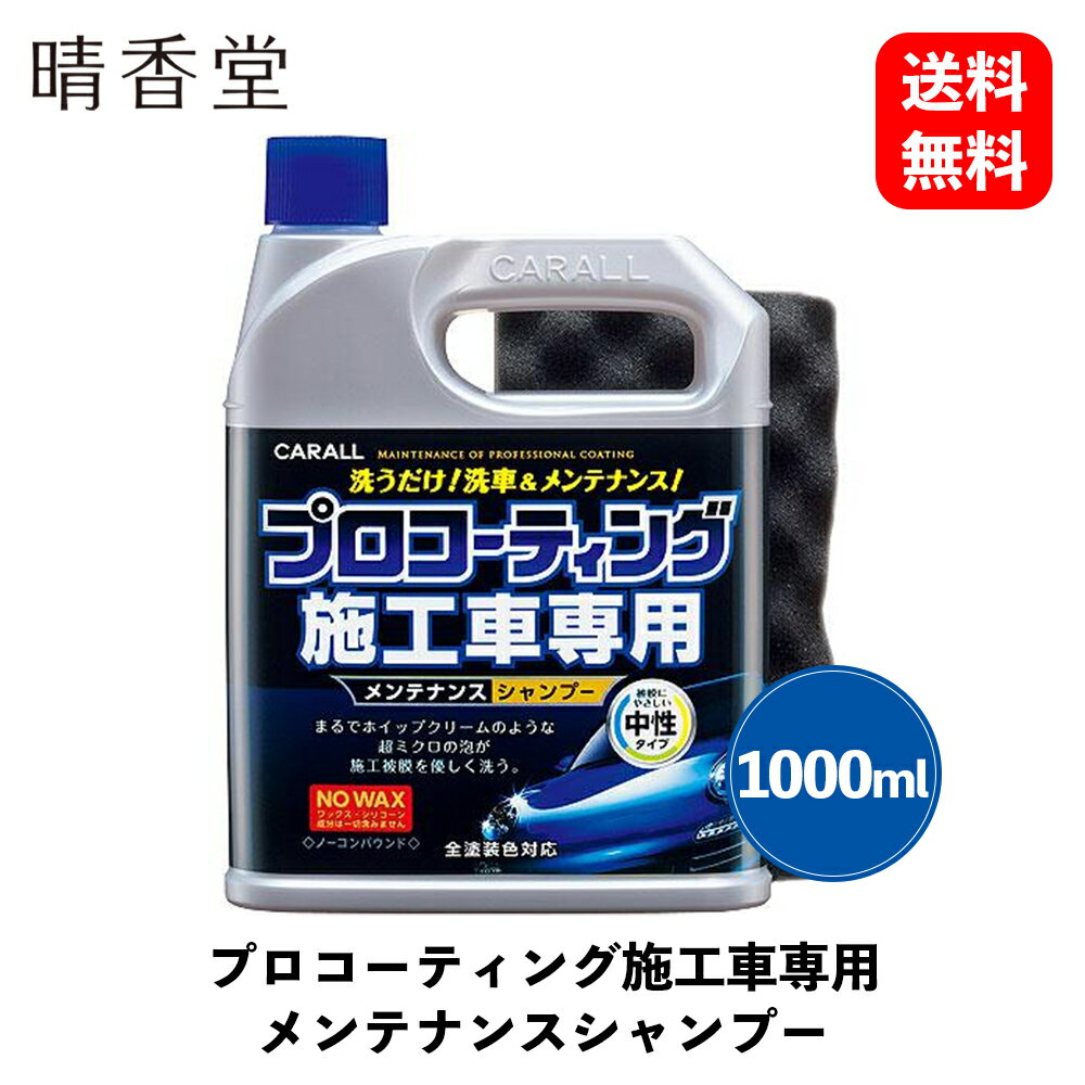 【 送料無料 】 晴香堂 プロコーティング施工車専用メンテナンスシャンプー カーシャンプー 2058 KSB-J