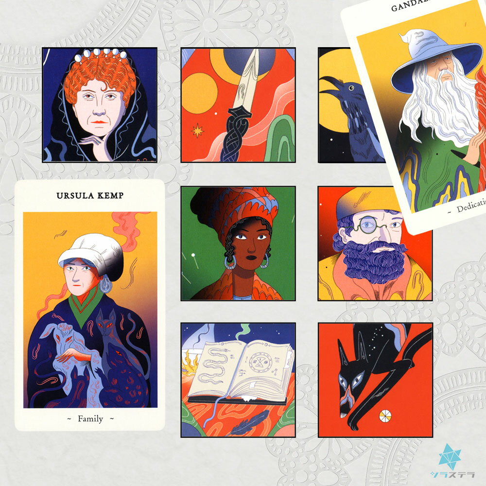 【日本語 オラクル解説書＋要約付】 オラクル オブ ノビス ウィッチーズ ユーエスゲームス 50枚 占い 正規品 Oracle of Novice Witches フォーチュンカード タロット オラクル ルノルマン