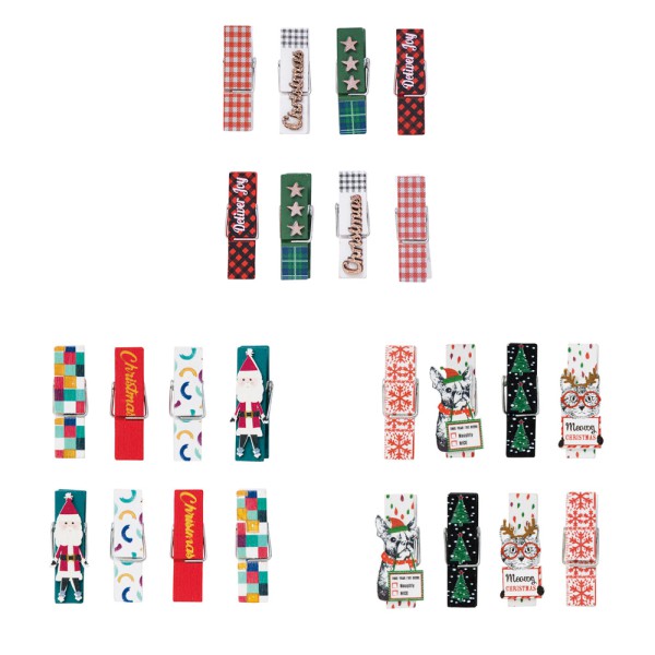 クリスマス クロスピン ラッピング プレゼント ギフト マークス