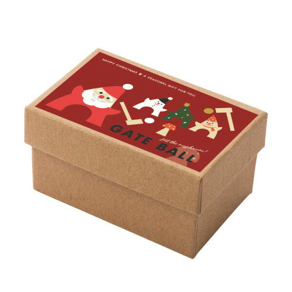 クリスマス ミニオブジェ ゲートボール X'mas かわいい インテリア 飾り オブジェ プレゼント マークス