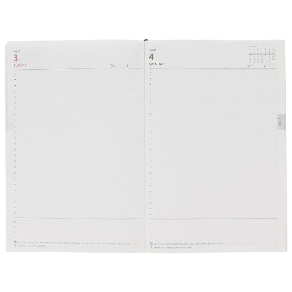 手帳2022スケジュール帳1月始まり1日1ページB6変型オサムグッズEDiT
