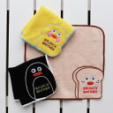 ブランチブラザー コーナー刺繍タオル ハンカチ ハンドタオル 綿100% キャラクター おしゃれ かわいい 韓国 メンズ レディース ギフト プレゼント