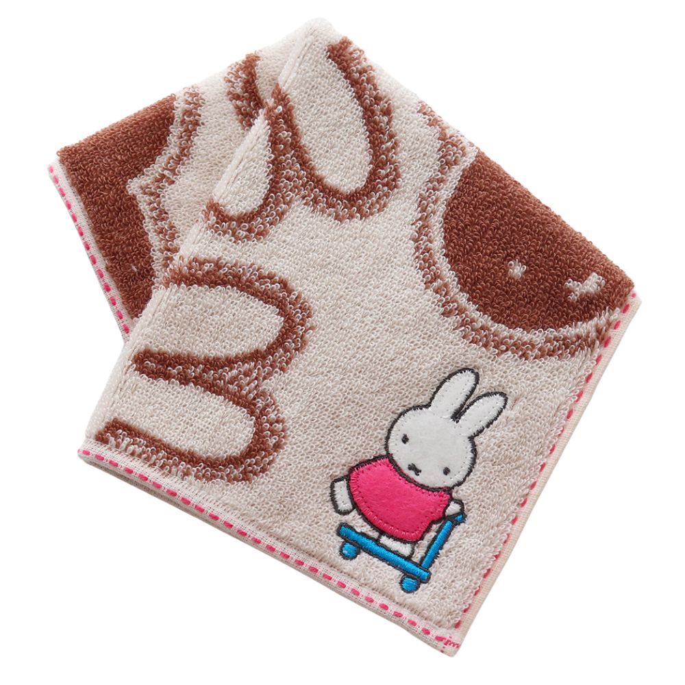 ミッフィー タオルハンカチ ミッフィーフェイス・アイボリー