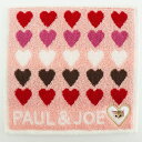 ポール & ジョー アクセソワ ハンカチ・S ハート・ピンク PAUL&JOE ギフト プレゼント かわいい レディース ブランド