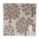 ポール & ジョー アクセソワ タオルハンカチ・S<ジプシー&ツリー・グレー>25×25cm PAUL&JOE ポールアンドジョー 猫 綿 レディース かわいい...