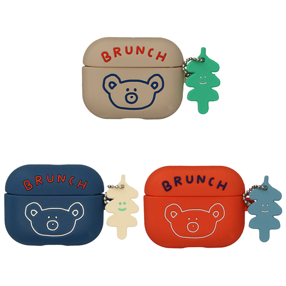 ブランチブラザー AirPodsPro用ケース ベア くま エアポッズケース AirPodsPro ケース ポーチ デジタルアクセサリー 韓国 雑貨 おしゃれ ...