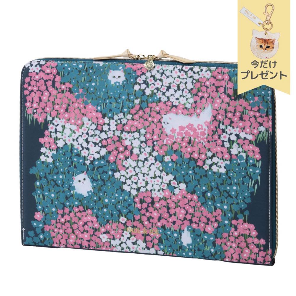 インナーキャリングケース・L ハイド・アンド・シーク ポールアンドジョー PCケース パソコン ノートPCケース ねこ 花柄 ポール&ジョー マークス 13インチ おしゃれ かわいい ギフト プレゼント ブランド PAUL&JOE