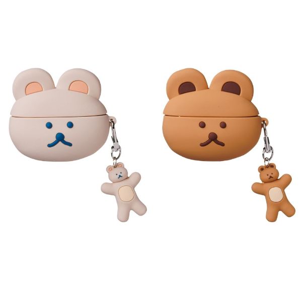 ブランチブラザー エアポッズケース AirPods ケース ポーチ AirPodsProケース 韓国雑貨 デジタルアクセサリー くま イヤホンケース ドナットド...