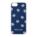 ポール&ジョー iPhone SE2 SE3 対応 スマホカバー 背面 ケース ジプシー・ネイビー おしゃれ かわいい ねこ PAUL&JOE マークス SE第2世代 SE第3世代 めざましテレビ紹介アイテム