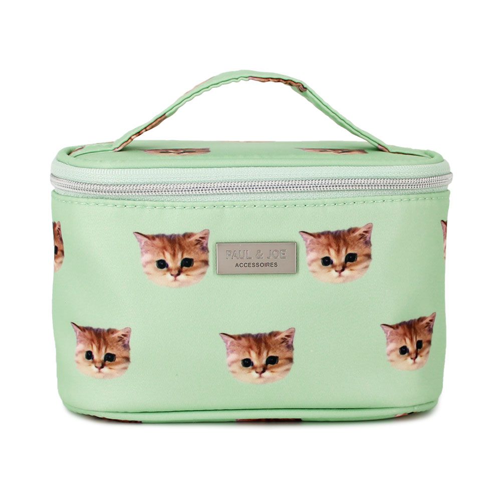 ポール ＆ ジョーアクセソワ 持ち手つきポーチ ヌネット・ミントグリーン