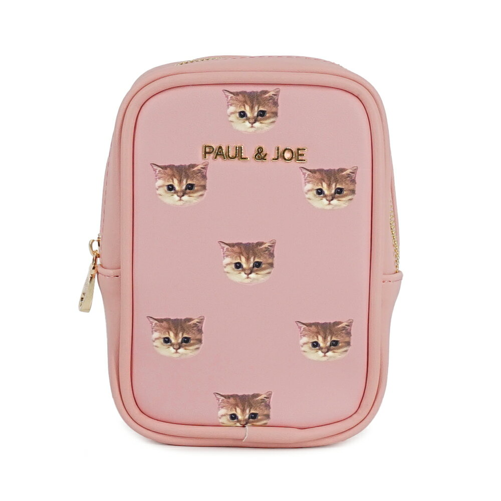 PAUL＆JOE ポールアンドジョー ポーチ 小物入れ 化粧ポーチ ヌネット ピンク おしゃれ かわいい ギフト 猫 ねこ ポール&ジョー アクセソワ プレゼント レディース ブランド 小さめ コンパクト 持ち運びのサムネイル
