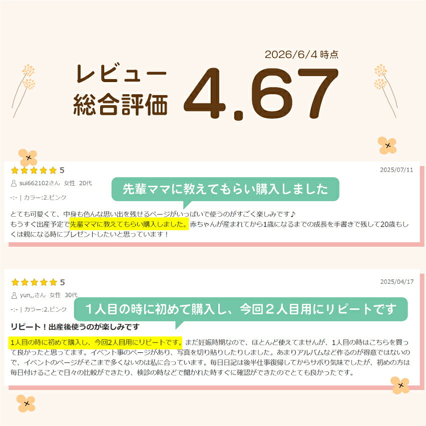 育児日記 育児日誌 育児手帳 育児ダイアリー マタニティ ダイアリー 成長記録 子供...