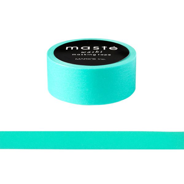 マスキングテープ ベーシック IMPRESSIVETONE 「マステ」 ミント 無地 15mm かわいい シンプル 大人 デコレーション 装飾 日本製