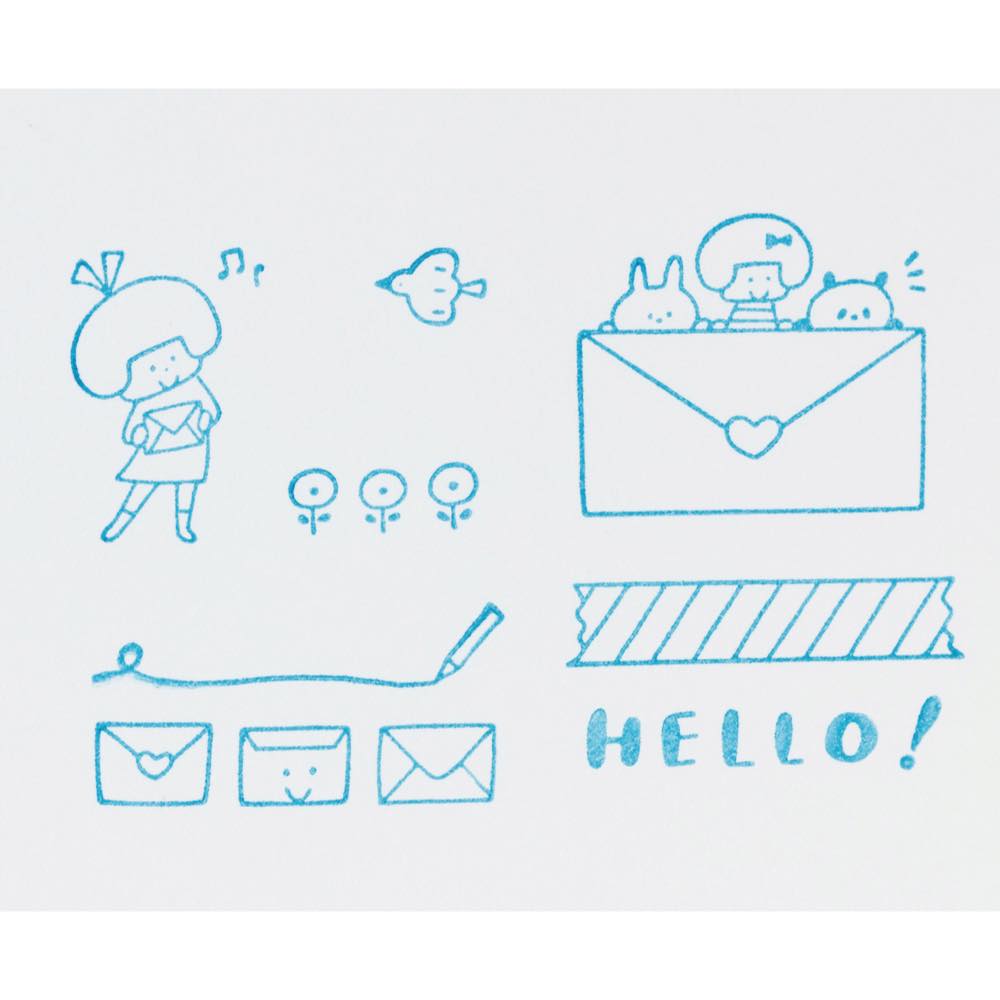 【50％OFF】木製スタンプセット レター 13個セット 雑貨 文房具 はんこ かわいい ...