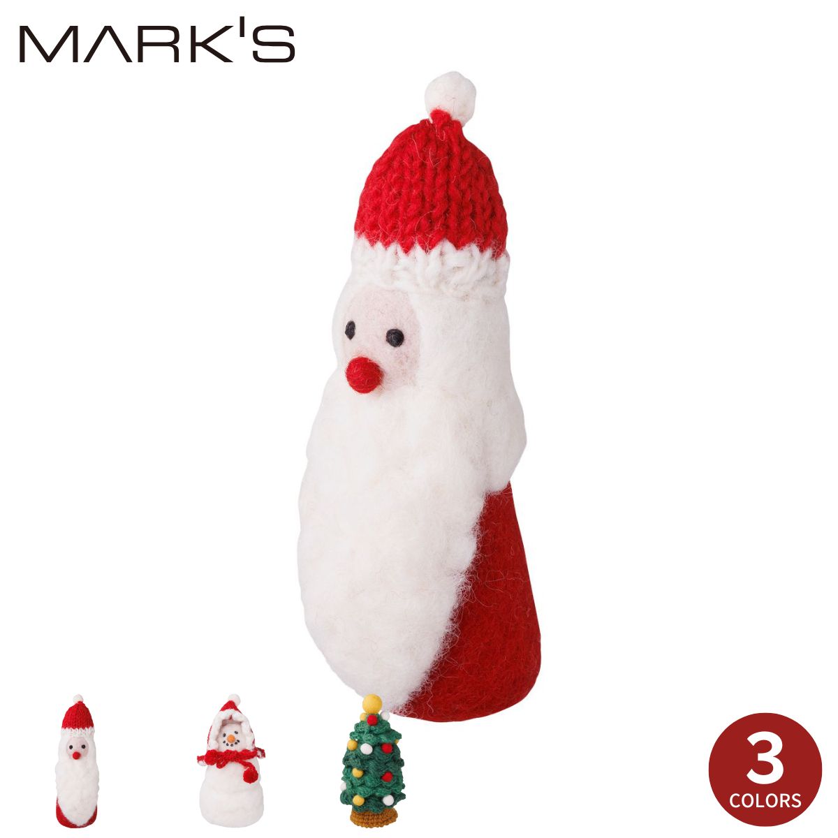 ニットオブジェ・クリスマス ニット リース ハンドメイド クリスマス X'mas ネパールから届いたエシカ..