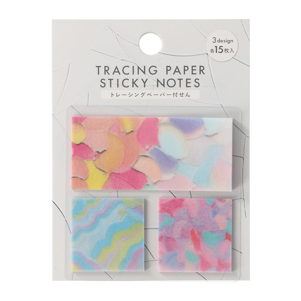 【50％OFF】トレーシングペーパー付せん 付箋 ふせん メモ マスキングテープ マステ アート YOSHIKI OKAMURA 岡村芳樹 マークス 45枚入 おしゃれ 大人 かわいい ギフト プレゼント 手帳デコ 3