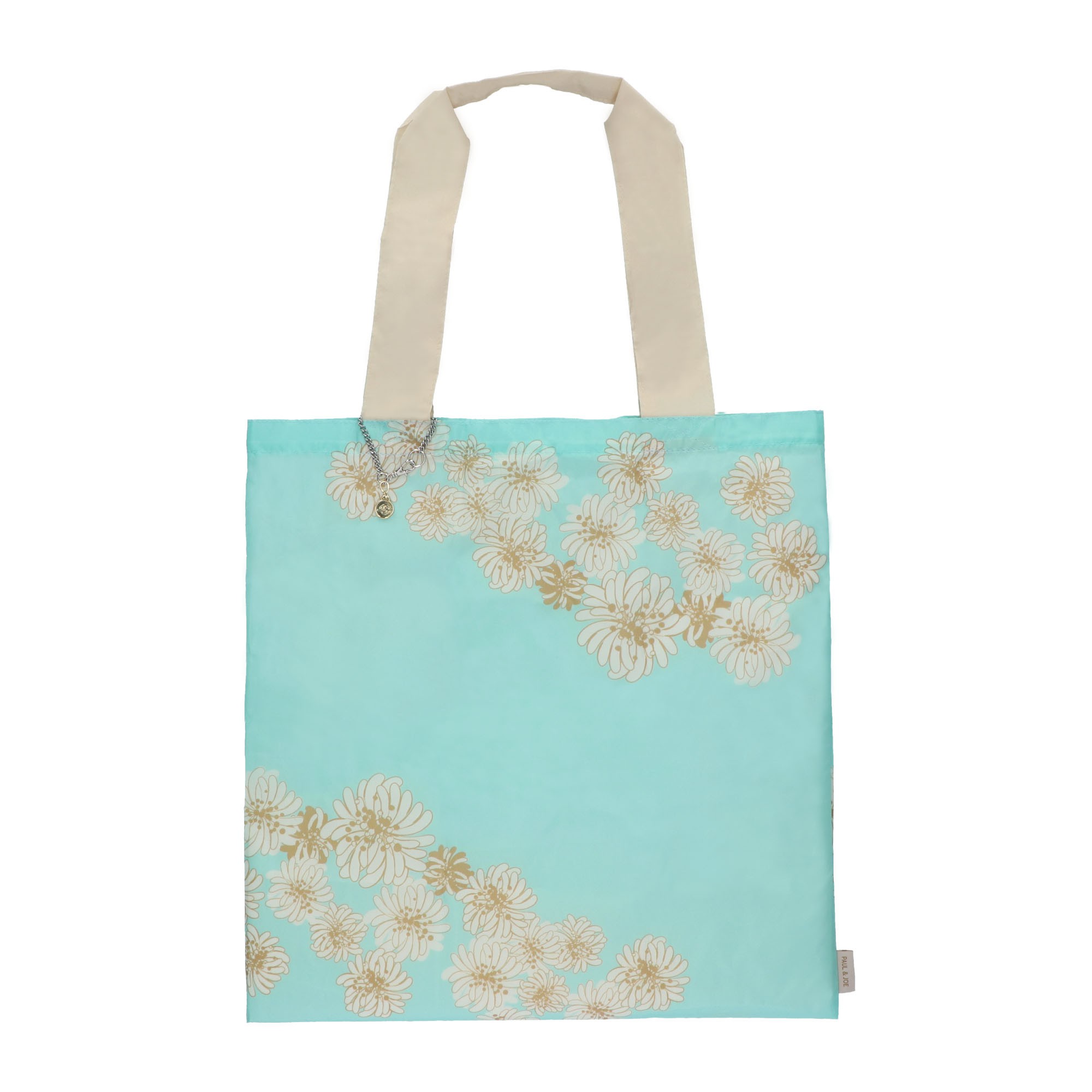 【7/31まで50％OFF】ポールアンドジョー エコバッグ クリザンテーム・ミント 折りたたみ 携帯 コンパクト 買い物バッグ 花柄 かわいい おしゃれ ギフト ポール&ジョー ラ・パペトリー マークスのサムネイル