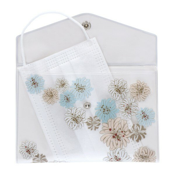 ポールアンドジョー マスクケース ポルカドット ネイビー マスク ポーチ マスク入れ 猫 ねこ おしゃれ かわいい PAUL&JOE ポール & ジョー マークス ブランド