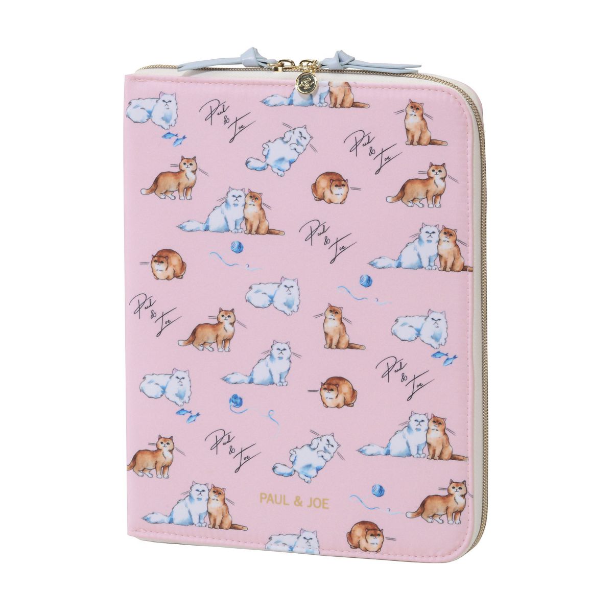 【ステッカープレゼント】 ポール&ジョー インナーキャリングケース・M プレイング・キャッツ 11インチ タブレット対応 ヌネット&ジプシー A5収納可能 スマ...