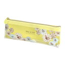 【7/31まで30%OFF】ポールアンドジョー ペンケース クリザンテーム・レモン 筆箱 ポーチ ふでばこ ペン入れ かわいい 花柄 PAUL&JOE ポール ...