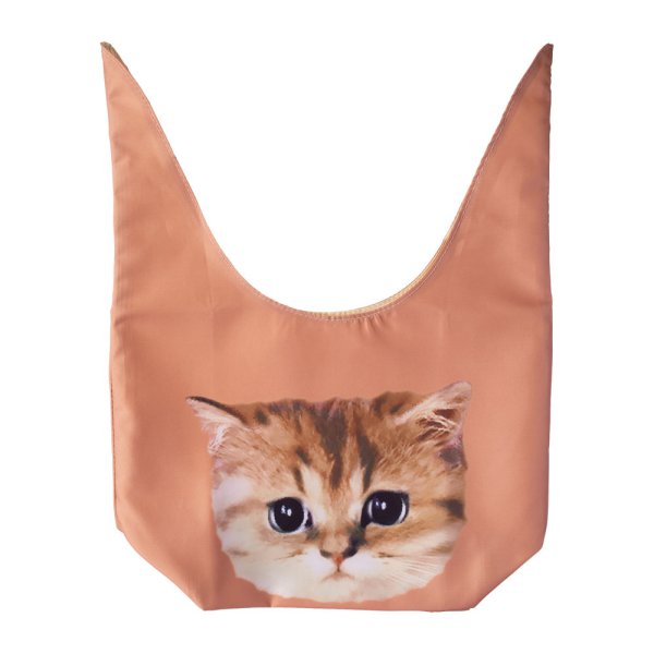 【マラソン限定！＋5％ポイントバック・エントリー必須】ランチ巾着 お弁当袋 ヌネット ねこ ネコ ブラウン ポール&ジョー ブレイクタイム ポールアンドジョー PAUL&JOE マークス 猫 ねこのサムネイル