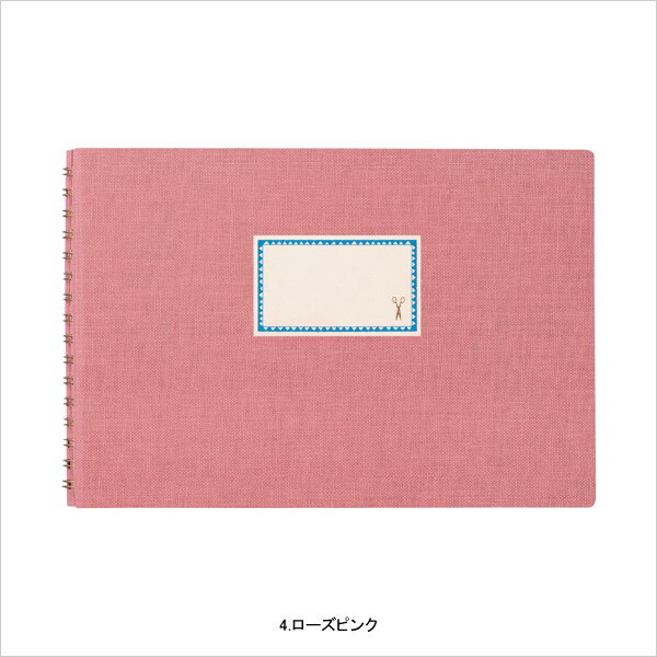 楽天市場】スクラップブック アルバム（カラーピンク）（ファイル