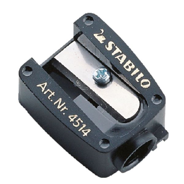 スタビロ カーブオテロ専用シャープナー 鉛筆削り STABILO 手動 えんぴつけずり シンプル 無地 マークス