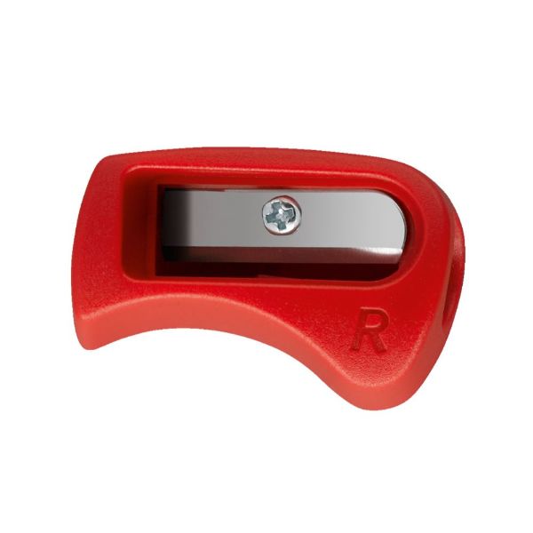 スタビロ かきかた鉛筆 イージーグラフ専用シャープナー 右利き用 鉛筆削りレッド STABILO えんぴつ ギフト プレゼント 男の子 女の子 保育園 幼稚園 ...