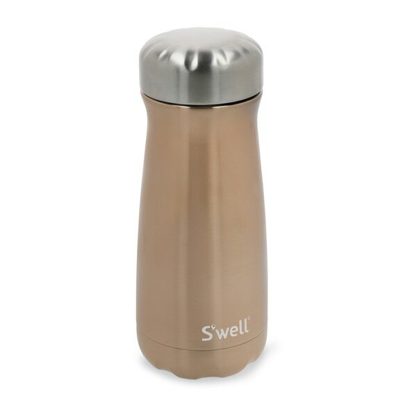S'well スウェル ステンレスボトル・16oz・470ml パイライト 水筒 保冷 保温 プレゼント ギフト おしゃれ アンティークゴールド シンプル 大人 かわいい マイボトル 新生活 マークス 3