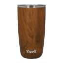 タンブラー・リッド付・18oz・530ml チークウッド コップ 保冷 保温 プレゼント ギフト プレゼント おしゃれ S'well スウェル 木目 シンプル 大人 かわいい マイボトル