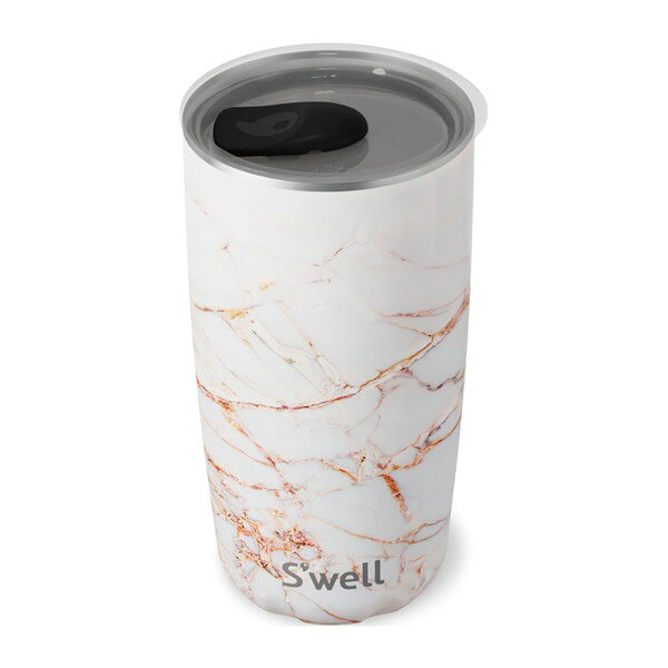 S'well スウェル タンブラー・リッド付・18oz・530ml カラカッタゴールド 保冷 保温 マイボトル ステンレス 軽量 オフィス リモートワーク デスク用 ギフト プレゼント おしゃれ シンプル 大人 かわいい 新生活 マークス graphia-marks-10034205 マークス公式ストア サンプル画像2