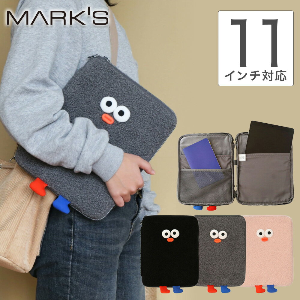 楽天ONLINE MARK’S（手帳・雑貨）ブランチブラザー ラップトップポーチ 11インチ iPad PC ケース デジタルアクセサリー 韓国 雑貨 キャラクター おしゃれ 可愛い ギフト プレゼント