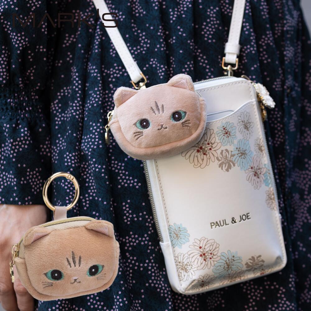 ポールアンドジョー ネコポーチ・S ヌネット 小物入れ ギフト 贈り物 プレゼント かわいい ねこ PAUL&JOE ふわふわ ブランド