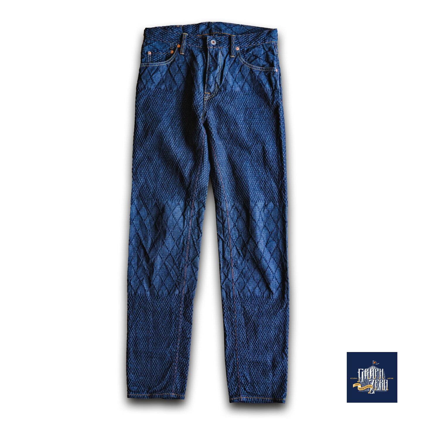 剣道デニム　ストレート　BL 刺し子/剣道/デニム/ワンウォッシュ/11oz/スリムストレート/ストレート/テ..