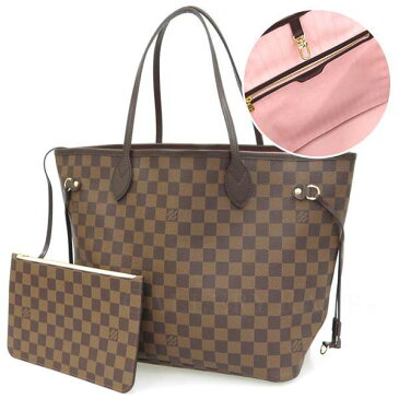 ルイヴィトン トートバッグ ダミエ ネヴァーフルMM ポーチ付き N41603 LOUIS VUITTON バッグ