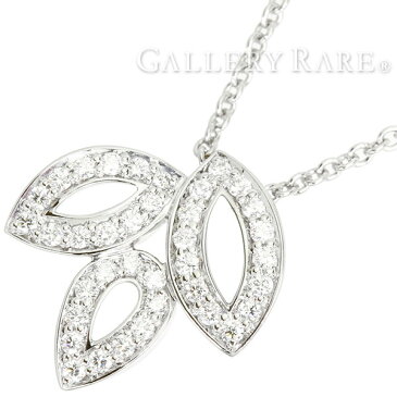 ハリーウィンストン ネックレス リリークラスター ミニペンダント ダイヤモンド 計約0.19ct プラチナ950 Pt950 HARRY WINSTON ジュエリー ダイアモンド【安心保証】【中古】