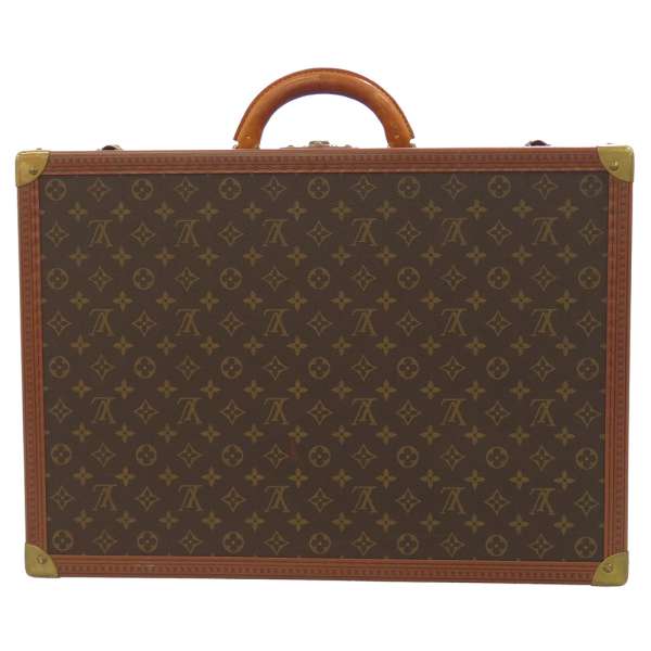 ルイ・ヴィトン トランクケース モノグラム ビステン55 M21327 LOUIS VUITTON バッグ トランク 旅行 トラベル ベージュブラウン【安心保証】【中古】