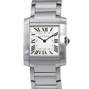 カルティエ タンク フランセーズ MM WASTA0074 Cartier 腕時計 シルバー文字盤 【安心保証】 【中古】 カルティエ タンクフランセーズ Cartier カルティエ 中古