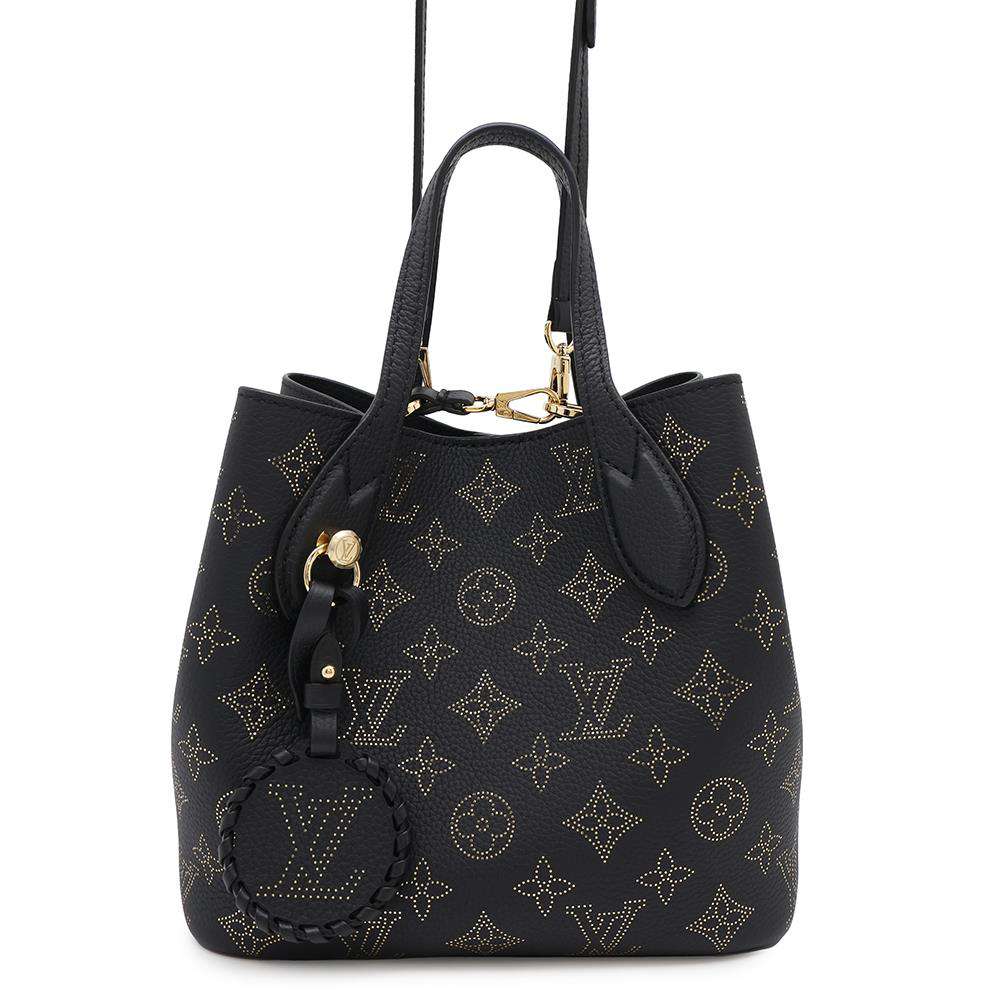 【決算セール開催中！】 ルイヴィトン ハンドバッグ モノグラム・マヒナ ブロッサムPM M23393 LOUIS VUITTON 2way 黒 ブラック 【安心保証】 【中古】 ルイ・ヴィトン バッグ レディース LOUIS VUITTON BAG