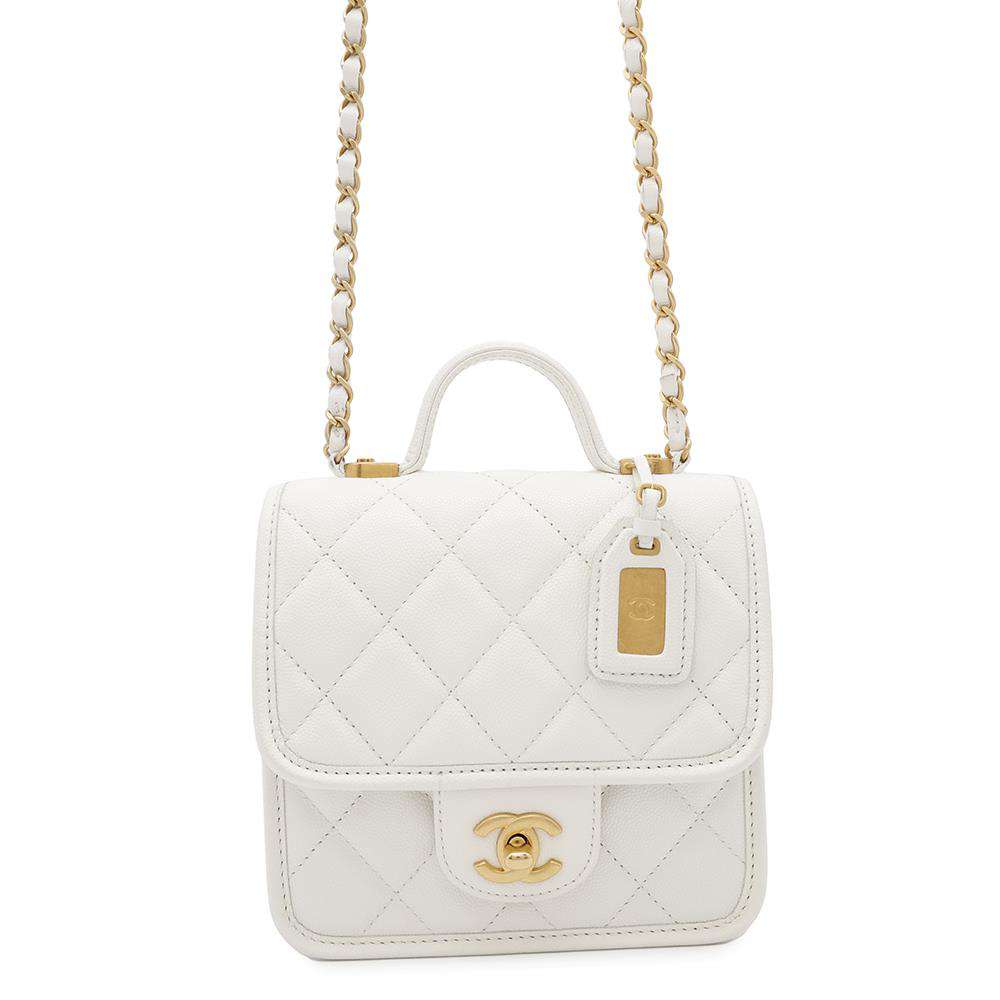 CHANEL シャネル ショルダーバッグ 白 - 4500125M0009 楽天市場】シャネル チェーンショルダー(カラーホワイト