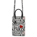 バレンシアガ ハンドバッグ ボンジュール パリ ショッピング フォンホルダー 593826 BALENCIAGA 白 黒 ハート 【安心保証】 【中古】 バレンシアガ バッグ BALENCIAGA BAG